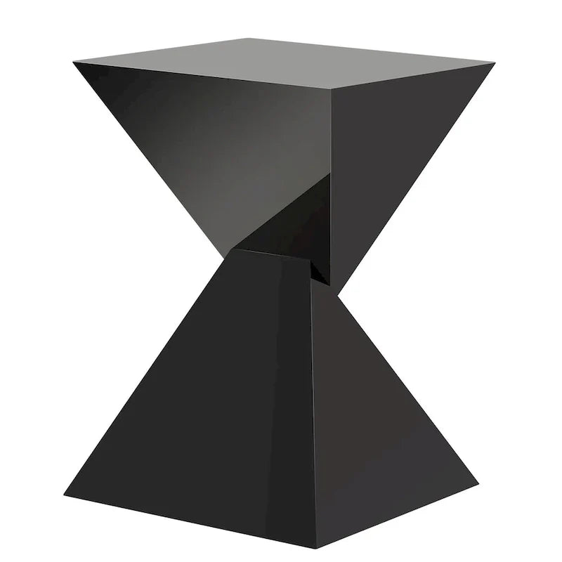 Contemporary Acrylic Accent End Table for Outdoor Use - Dimensions: 18.11"H x 12.6"W x 12.6"L - image 32