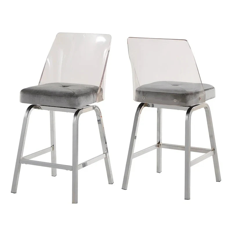 iNSPIRE Q Bold Lennox Velvet Counter Height Stools - Set of 2 - image 35