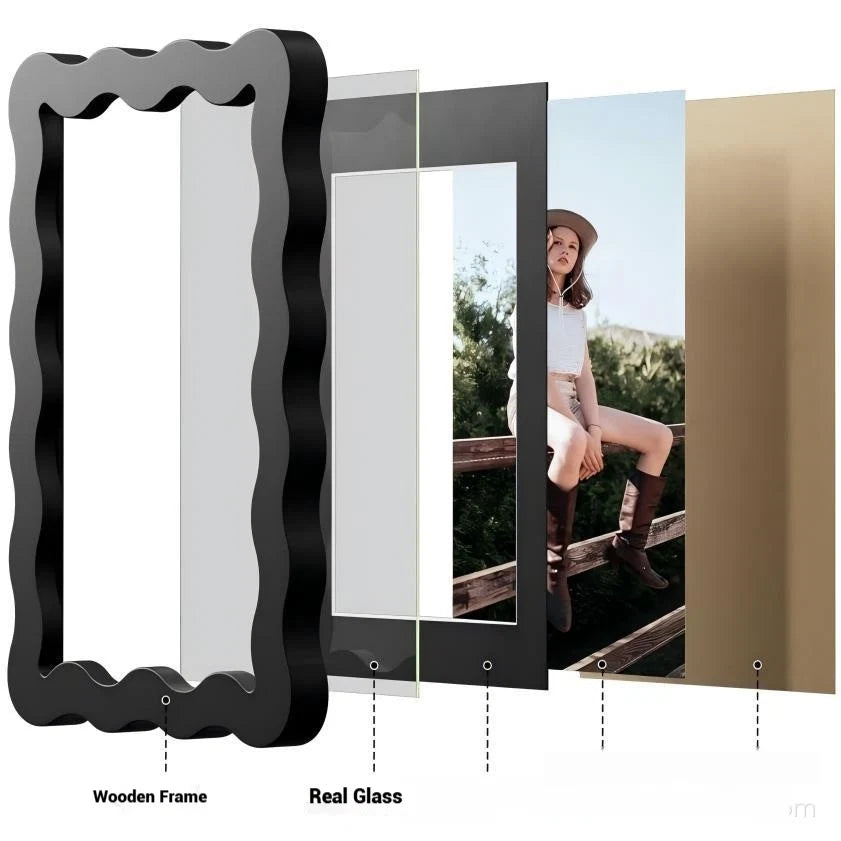 Dinevora Wavy Wooden Picture Frame - image 5