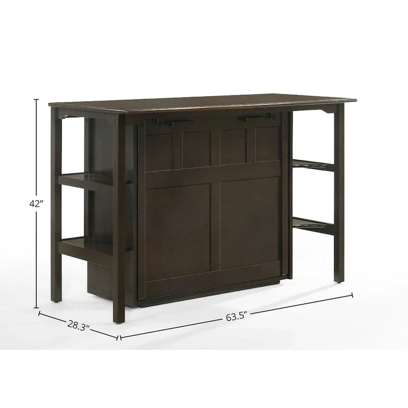Murphy Desk Bed with Built In Shelves USB Charging and Foldable Design - image 4