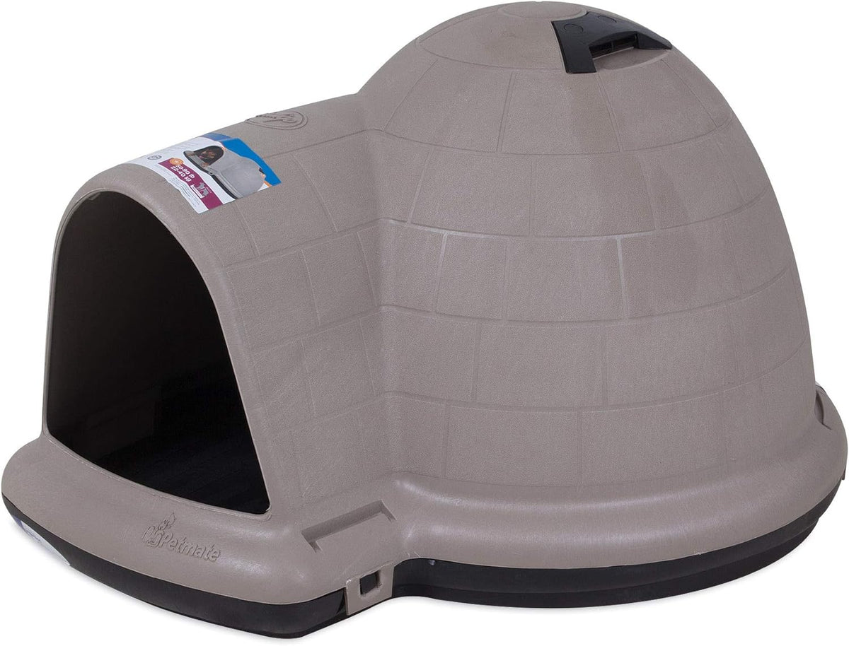 Petmate Indigo Dog House (Igloo Dog House, Made in USA with 90% Recycled Materials, All-Weather Protection Pet Shelter) for XL Dogs -90 to 125 pounds, Made in USA - image 16