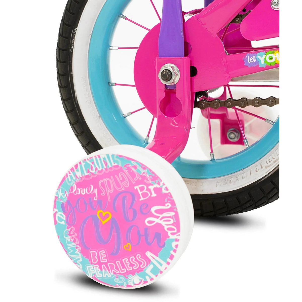 LittleMissMatched 12 In. Let You Be You Unicorn Bike . Pink and Purple - image 5