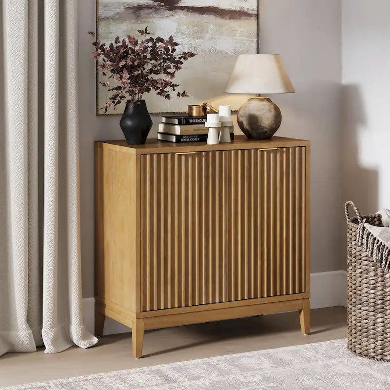 Jasper Contemporary Sideboard - Kitchen Storage Cabinet with Elegant Fluted Doors - image 10