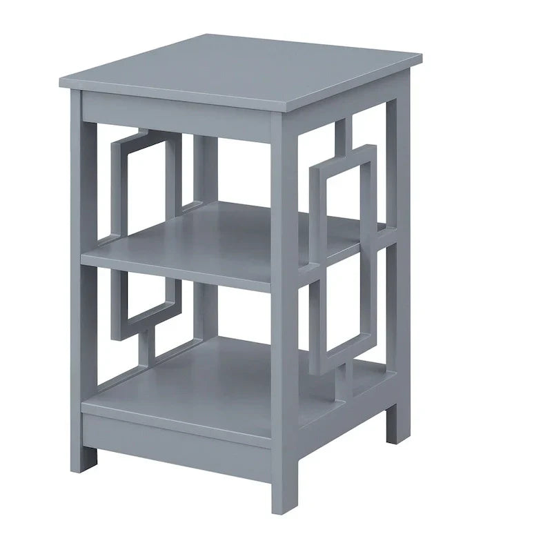 Convenience Concepts Town Square End Table Featuring Shelves - image 17