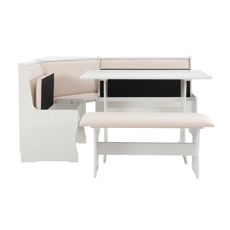 Sedley Farmhouse Nook Dining Set with Storage - image 26