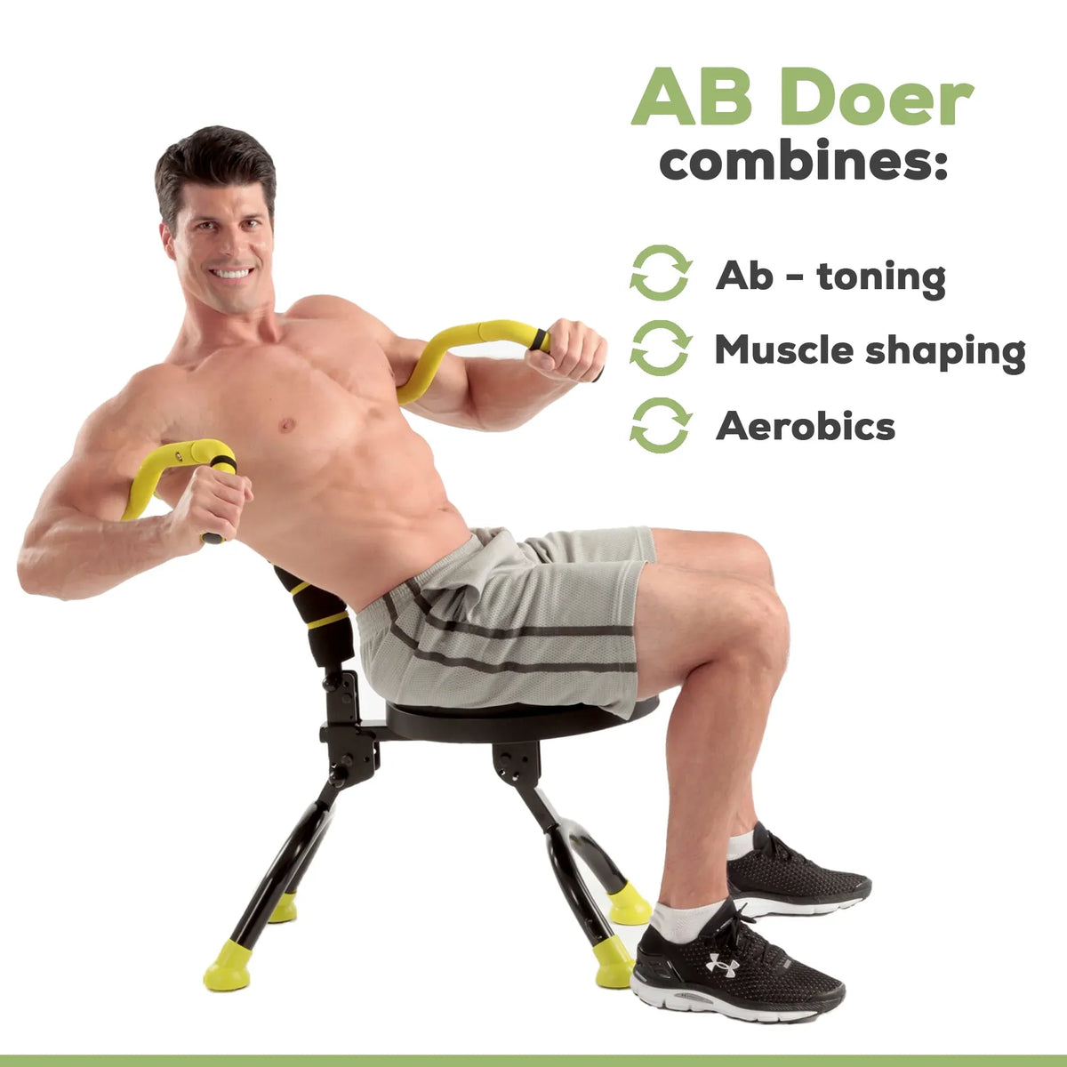 360 Fitness System with 6 Pack Back Roller Provides an Abdominal and Total Body Workout with Aerobics to Burn Calories and Work Muscles Simultaneously. - image 5