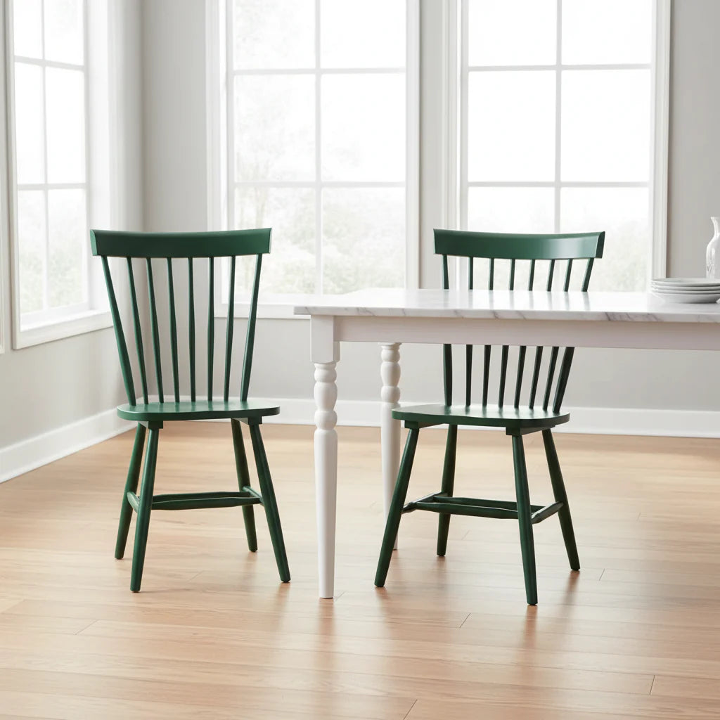 Set of 2 Venice Solid Wood Spindle Dining Chairs by Simple Living - image 13