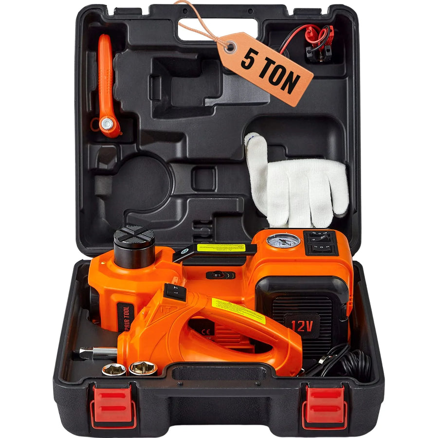 VEVOR Electric 5 Ton/11023 LBS Car Jack with Impact Wrench - image 1