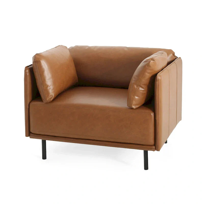 Christopher Knight Home Daphne Faux Leather Lounge Chair - image 38