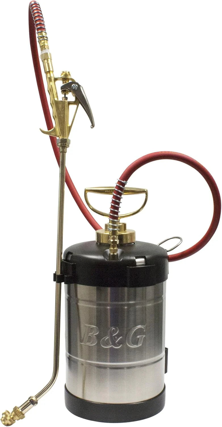 B&G 1 Gal Stainless Steel Sprayer with 18" Multeejet Tip - image 2