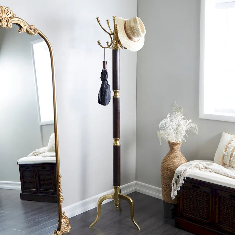 Roche River Decor Aluminum Coat Rack - Available in Silver or Gold - image 9