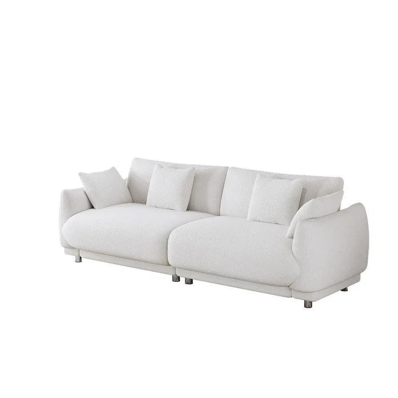 Modern Upholstered Sofa with Plush Cushions and Solid Wood Frame - image 22