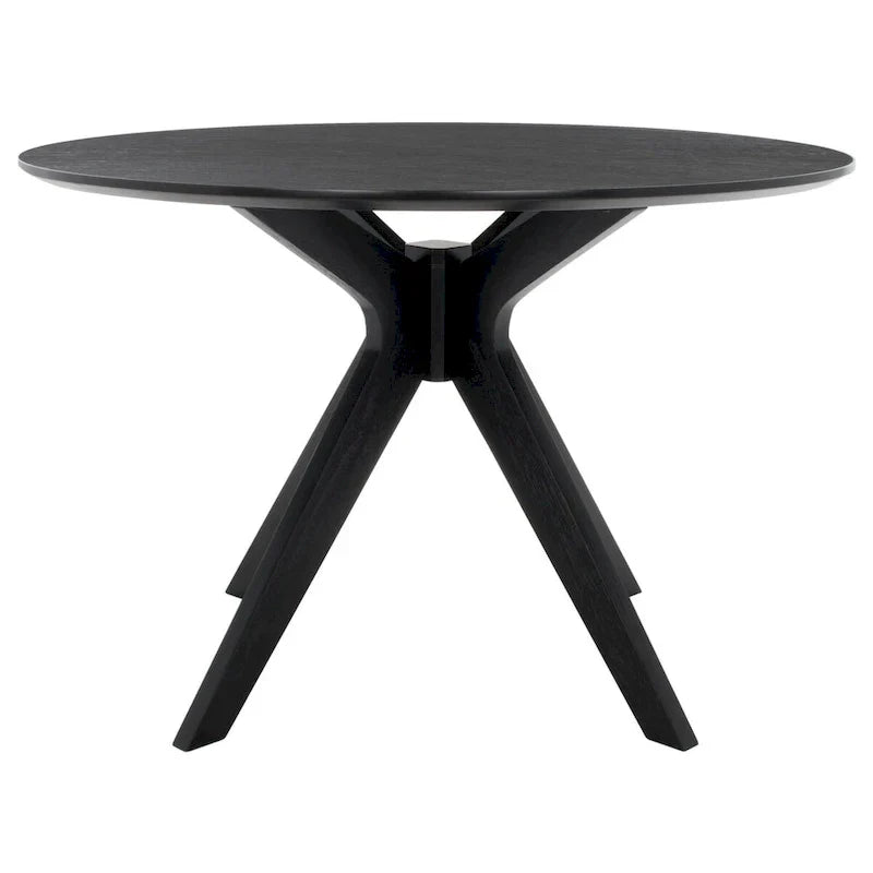 Round Dining Table with Wooden Base for Kitchen and Dining Room - image 27