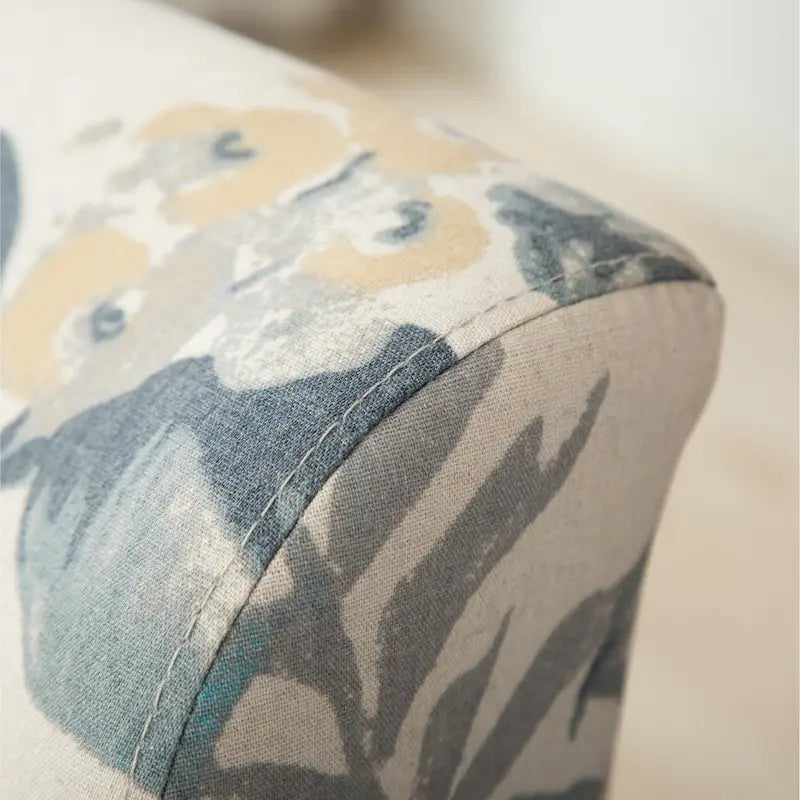 Blue Leaves 29.13 Upholstered Accent Chair featuring Wooden Legs - image 10