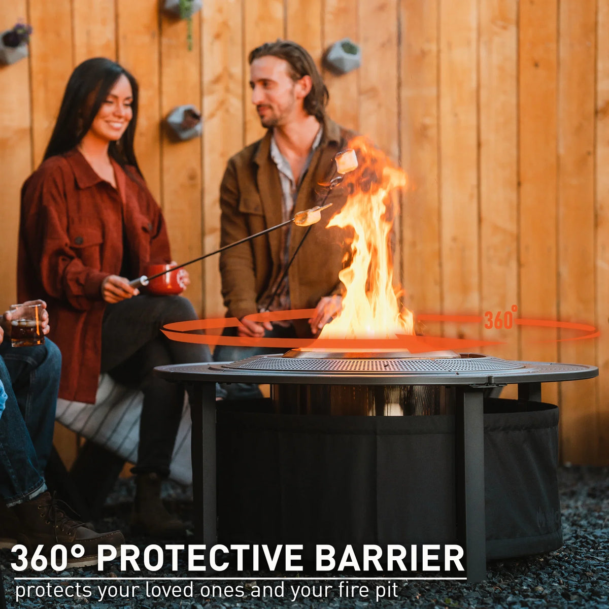 Solo Stove Fire Pit Surround Tabletop, Small Elevation for Ranger and Bonfire Wood Burning Outdoor Fire Pit, Powder - image 2