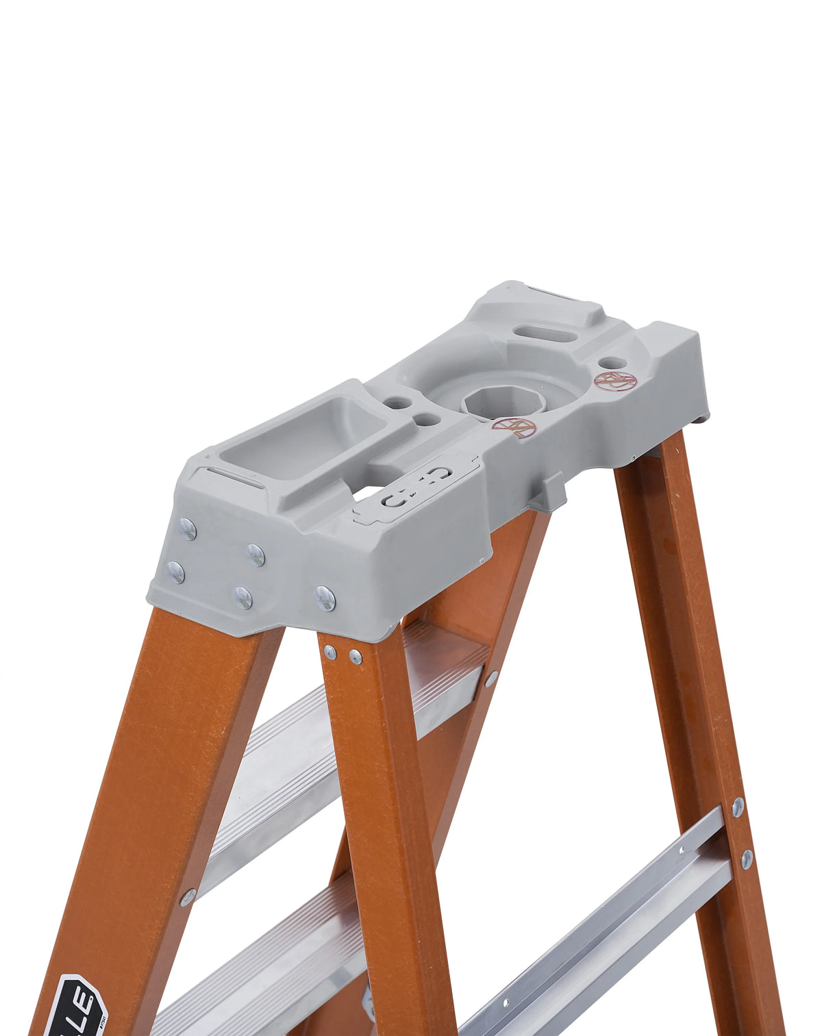 Louisville Ladder 12 - Foot Fiberglass Step Ladder, 300 - Pound Load Capacity, Type IA, FS1512 - image 3