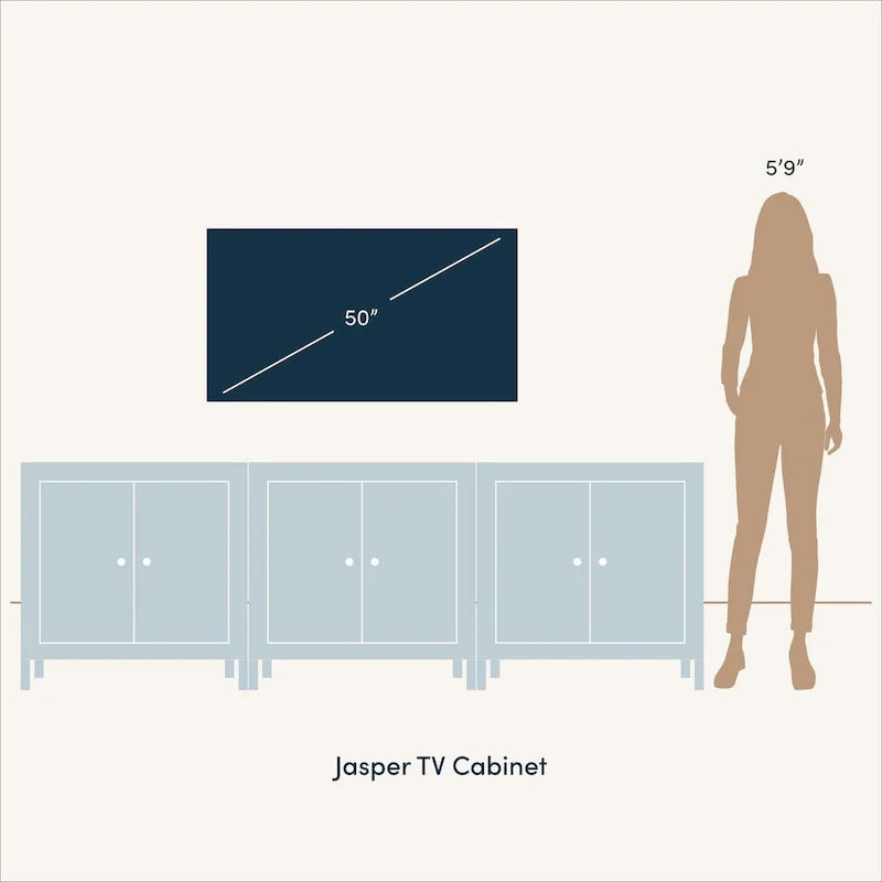 Jasper Contemporary Sideboard - Kitchen Storage Cabinet with Elegant Fluted Doors - image 24