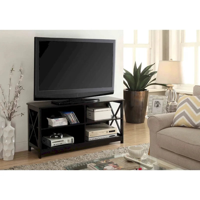 Oxford 55-Inch TV Stand with Shelves by Convenience Concepts - image 1