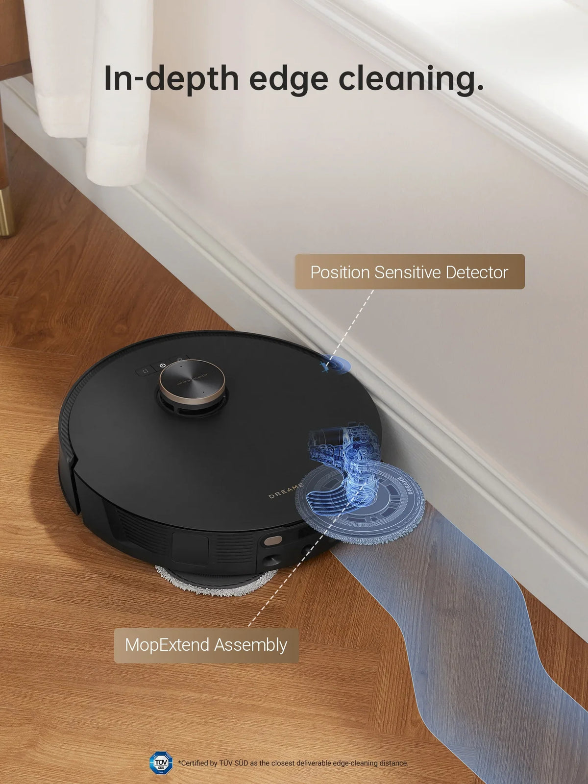Dreame 2-in-1 Robot Vacuum and Mop, Auto Mop Raising, 7000Pa Suction, Self-Emptying Base, L20 Ultra - image 12