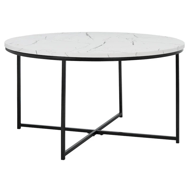 SAFAVIEH Alverda Marble Coffee Table - Dimensions: 35" W x 35" D x 19" H - image 4