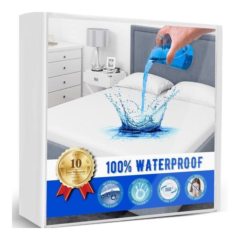 Artivestion Twin Mattress Protector Waterproof Mattress Protector Twin Mattress Pad Cover Noiseless Soft Breathable Cotton Terry Twin Mattre - image 1