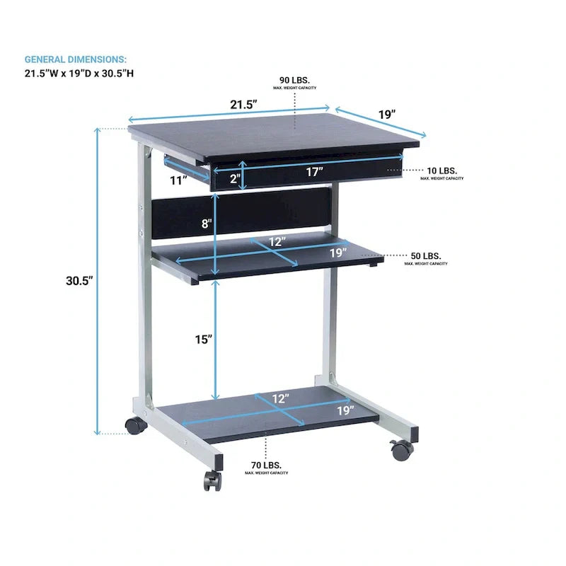 Space-Saving Ergonomic Computer Desk - image 21