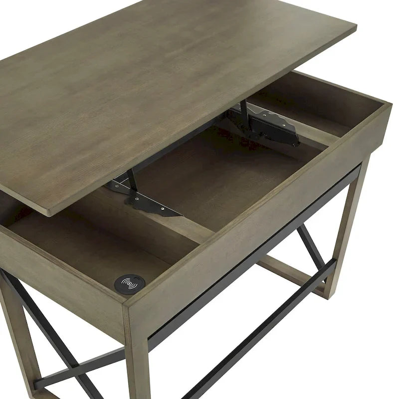iNSPIRE Q Modern Murali Lift-Top Desk with Integrated Charging Station - image 16