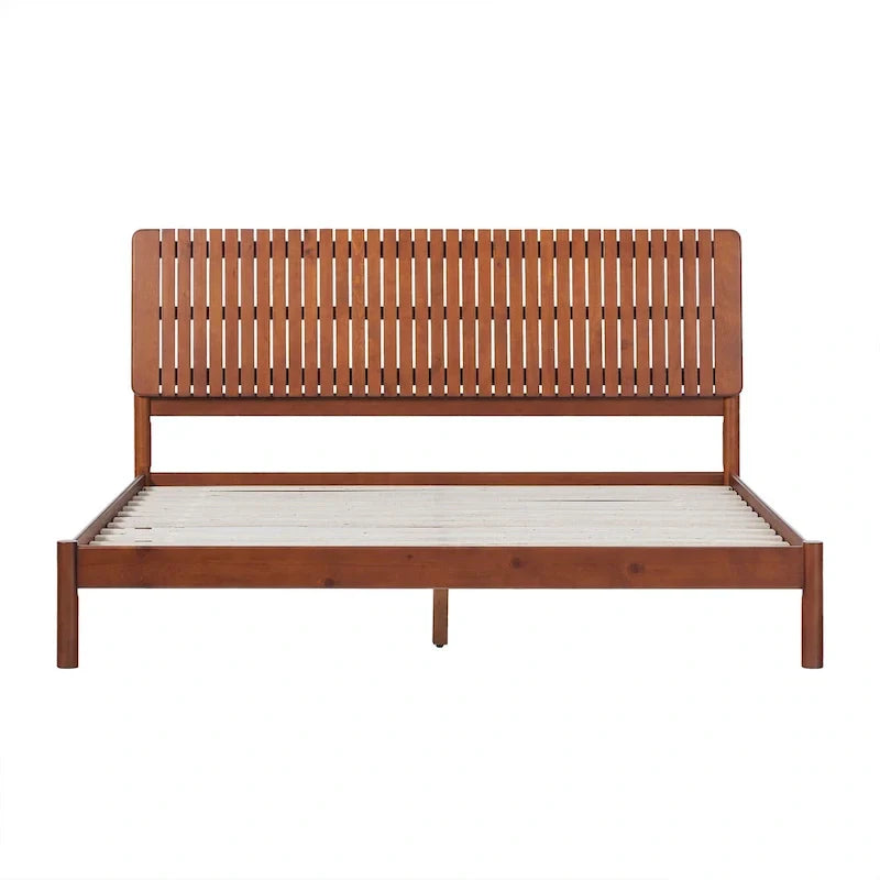 Modern King Bed with Slatted Headboard by Middlebrook Designs - image 26