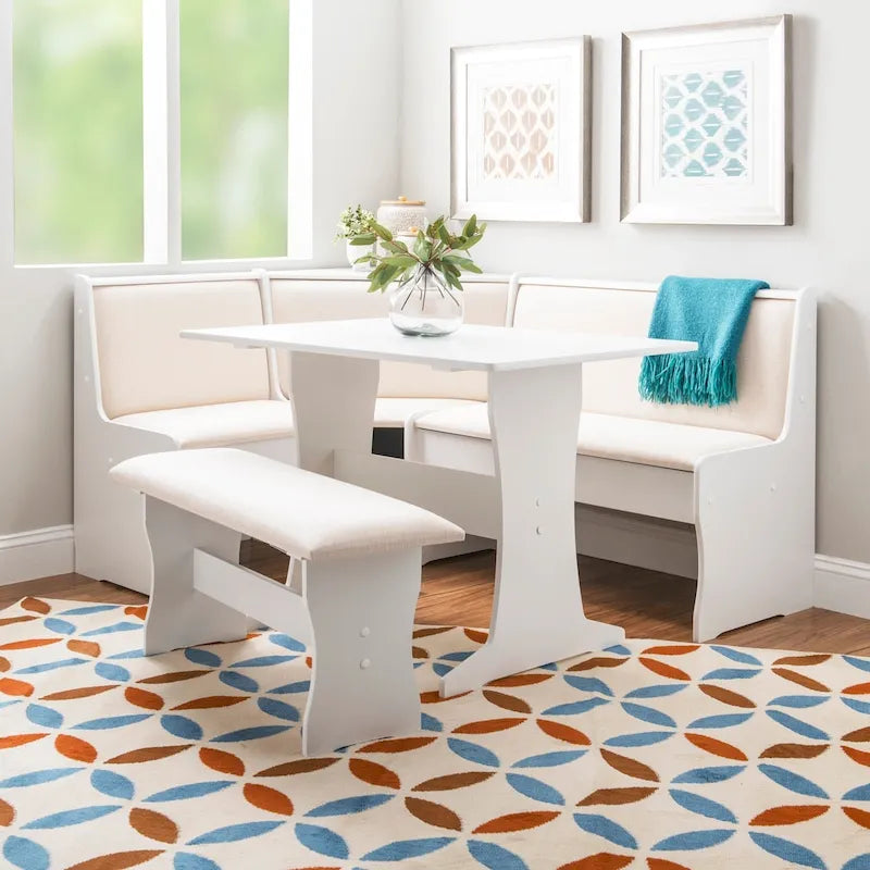 Sedley Farmhouse Nook Dining Set with Storage - image 3