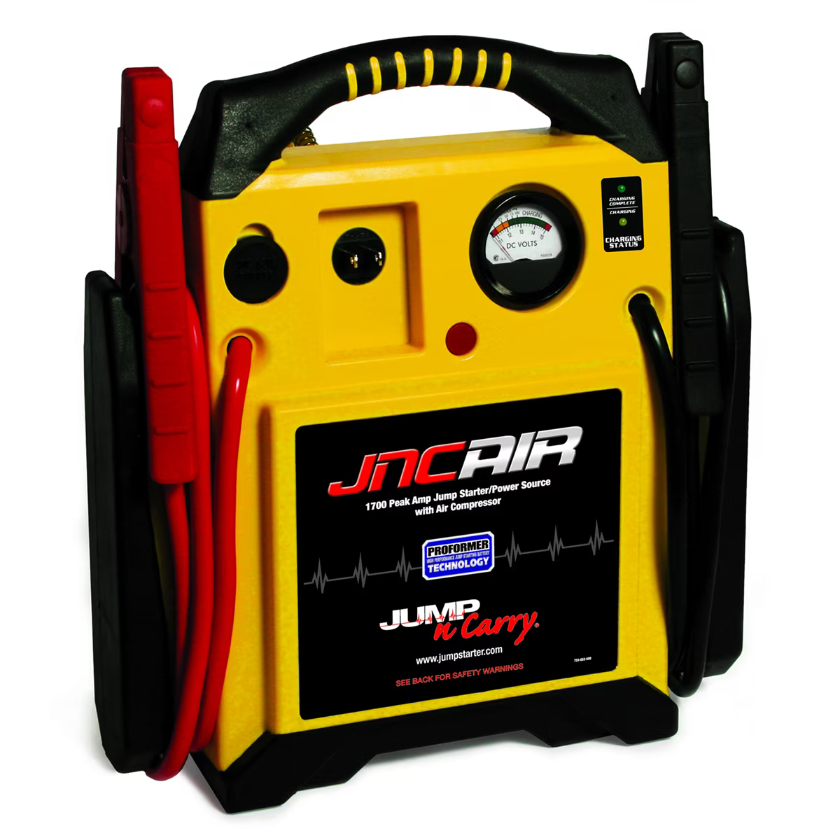 Clore Automotive Jump-N-Carry JNCAIR 1700 Peak Amp 12 Volt Jump Starter with Air System - image 1