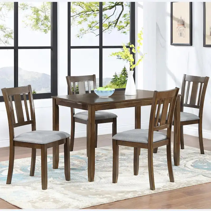4-Piece Counter Height Dining Chair Set with Cushioned Seats - image 13