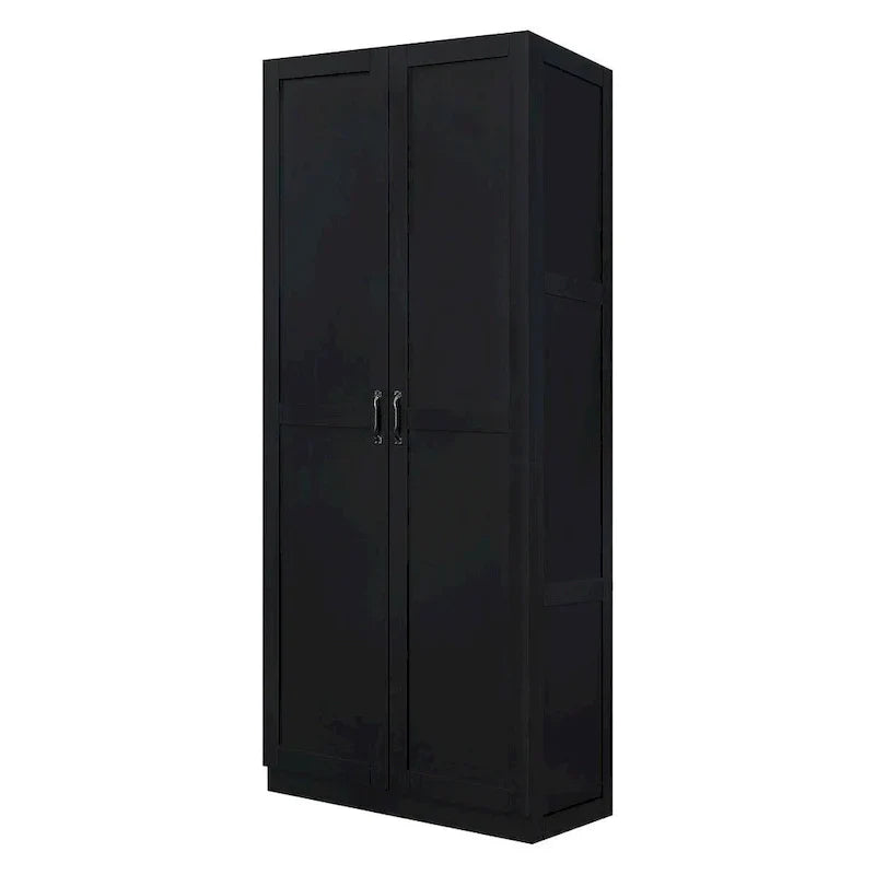 Modern Storage Wardrobe Cabinet with Doors and Multi Compartment Shelves - image 29