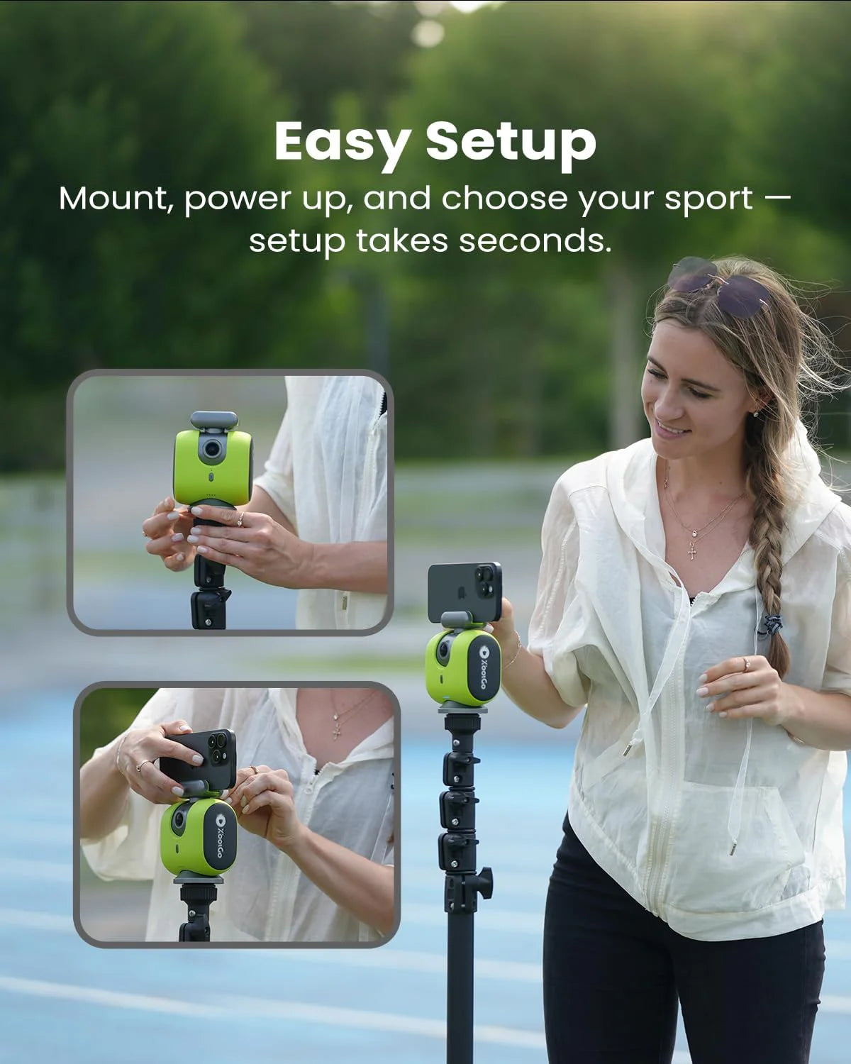 Chameleon AI 4K Sports Camera, Soccer & Basketball Tracking, No Subscription - image 9