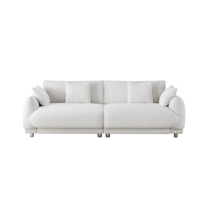 Modern Upholstered Sofa with Plush Cushions and Solid Wood Frame - image 21