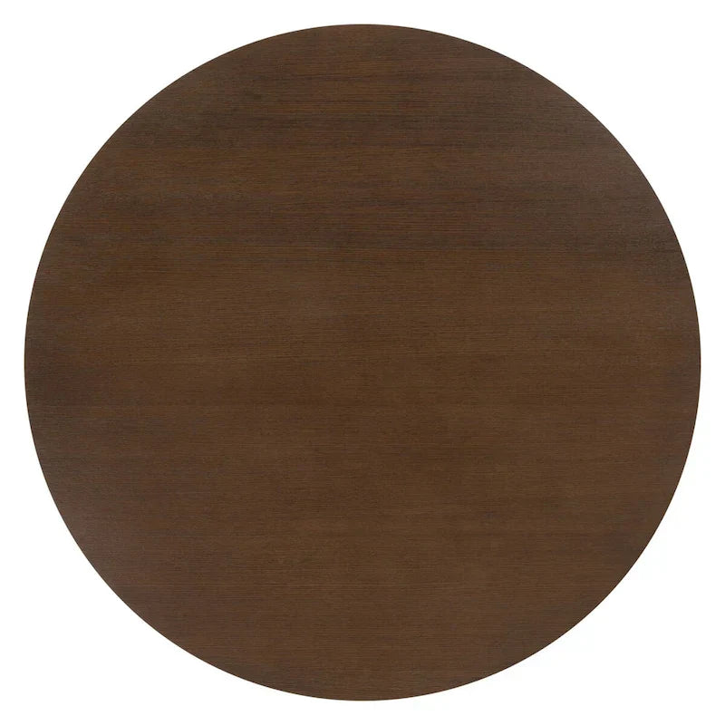 Round Dining Table with Wooden Base for Kitchen and Dining Room - image 12