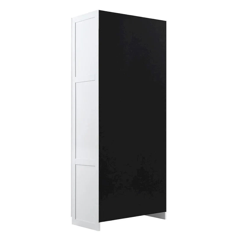 Modern Storage Wardrobe Cabinet with Doors and Multi Compartment Shelves - image 20