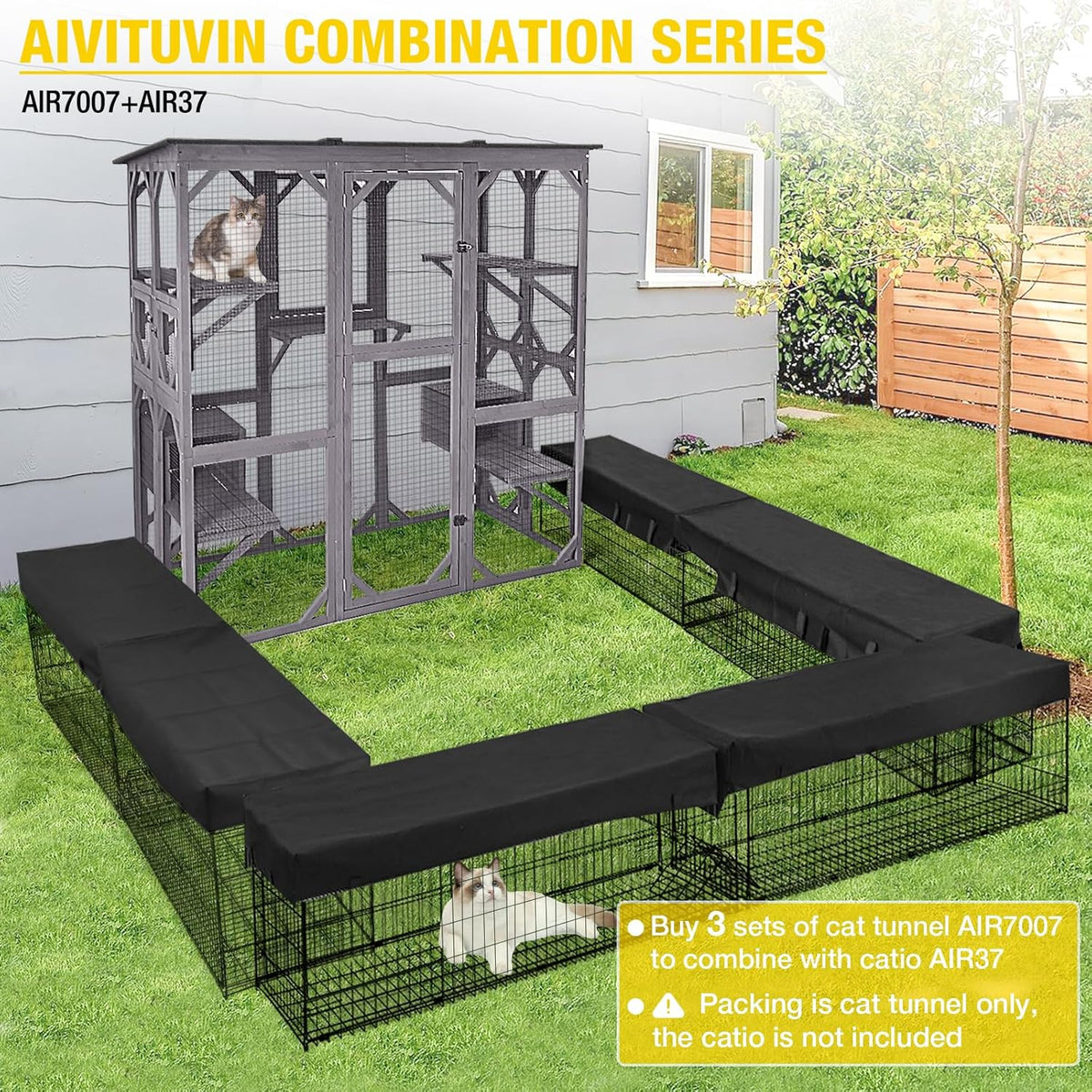 Large Walk-In Outdoor Cat Enclosure - image 12