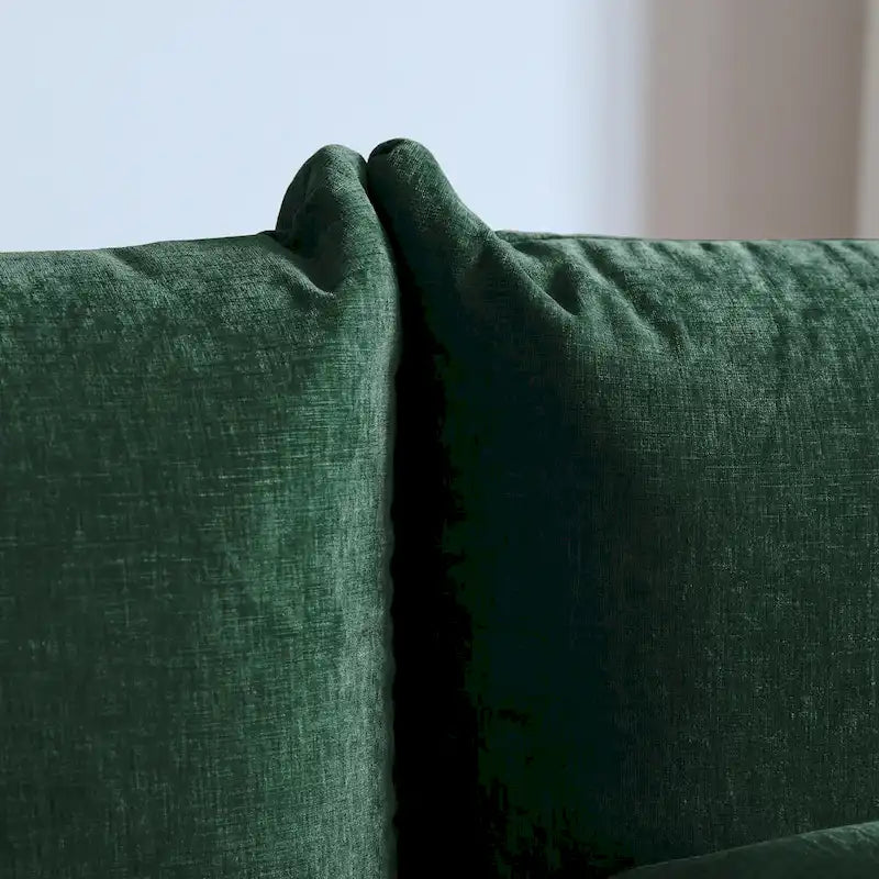 U-Shaped Chenille Fabric Sectional Sofa for 4 with 2 Matching Ottomans - image 20