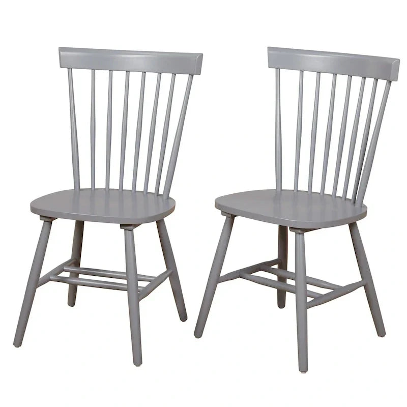 Set of 2 Venice Solid Wood Spindle Dining Chairs by Simple Living - image 22