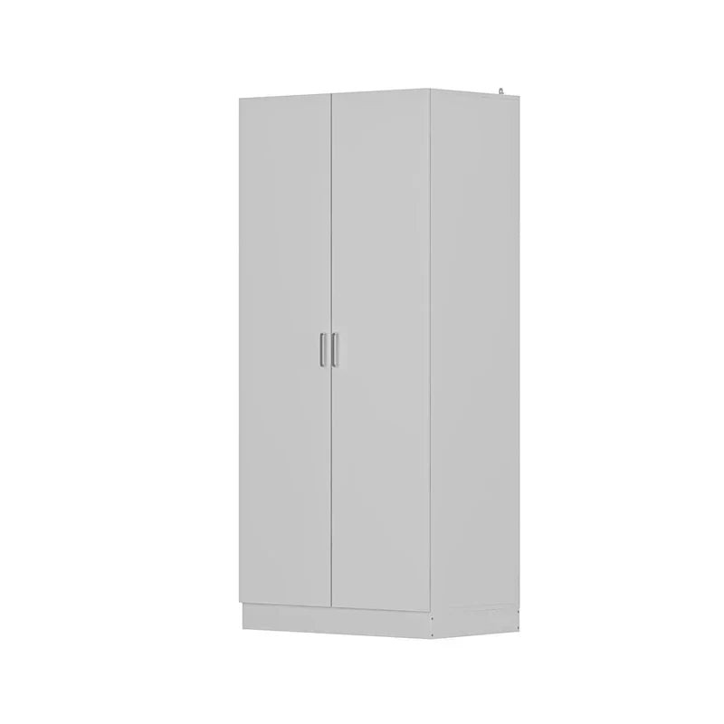 Freestanding 2-Door Bedroom Armoire with Hanging Rod - image 16