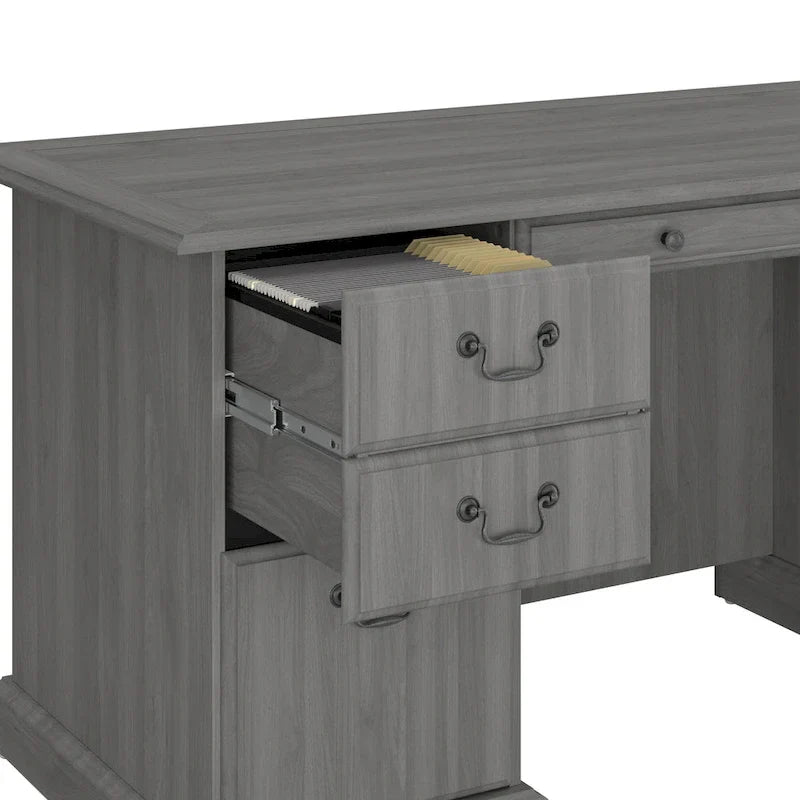 Saratoga Executive Desk with Drawers and Storage by Bush Furniture - image 31