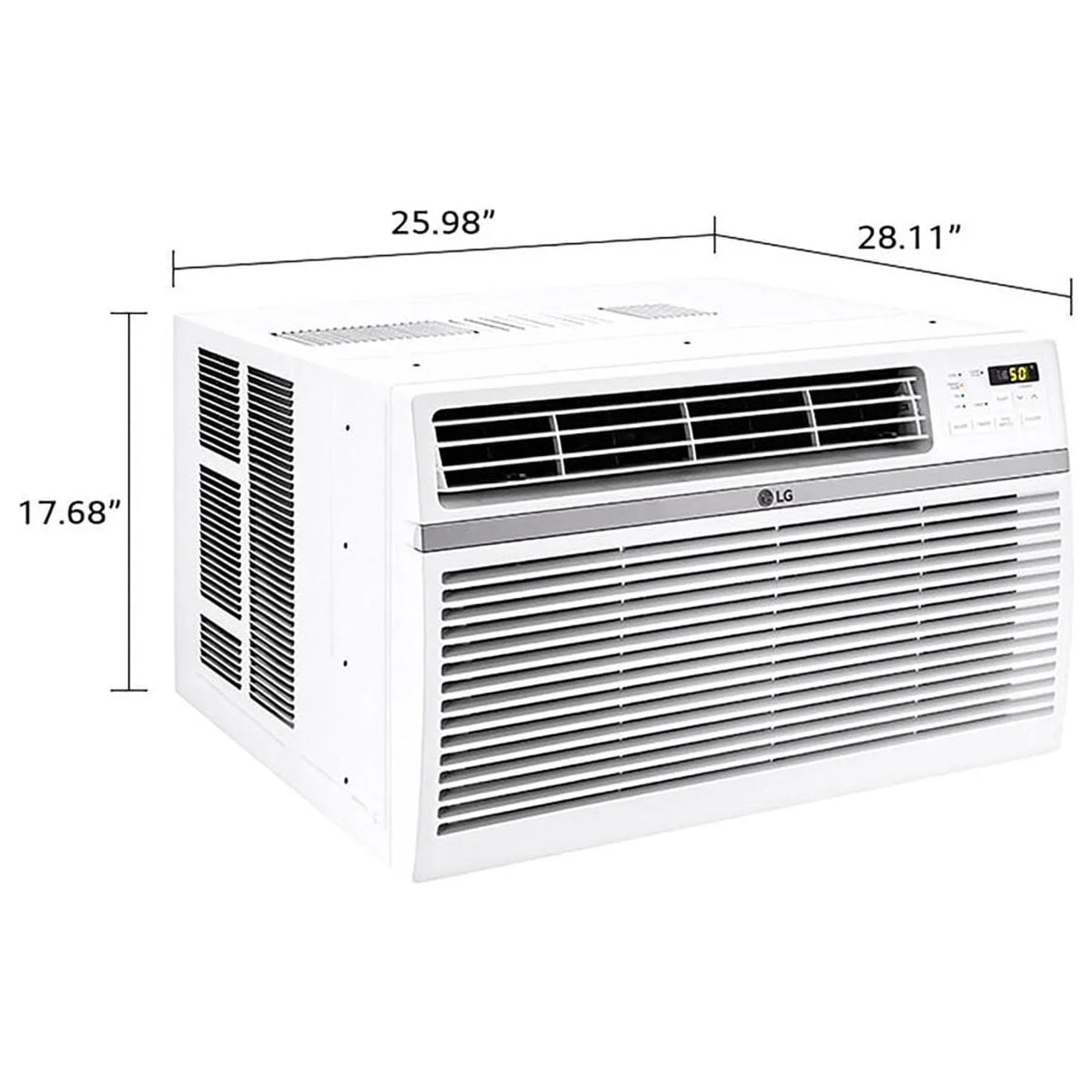 LG 8, 000 BTU 340 Sq Ft Window Air Conditioner with Remote Control, White, LW8016ER - image 20