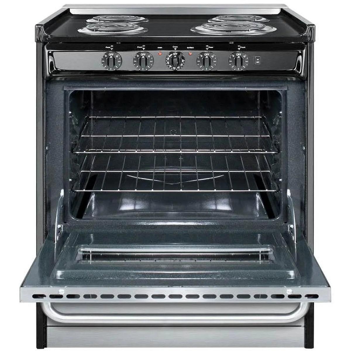 Summit Professional 30-Inch 4-Burner Slide-In Electric Range - image 2