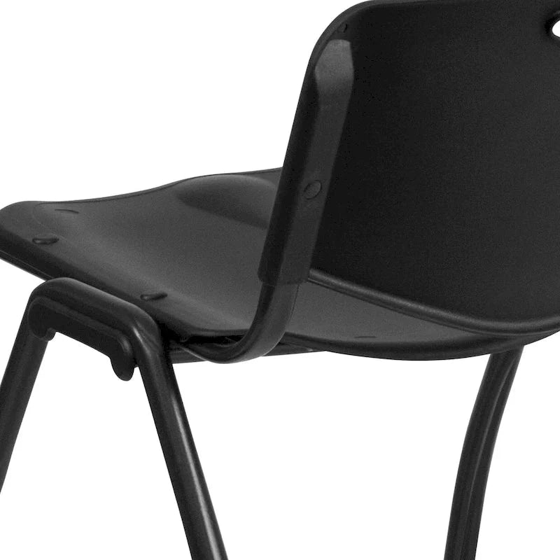 880 lb. Capacity Heavy-Duty Plastic Stackable Chair with Carrying Handle - image 7