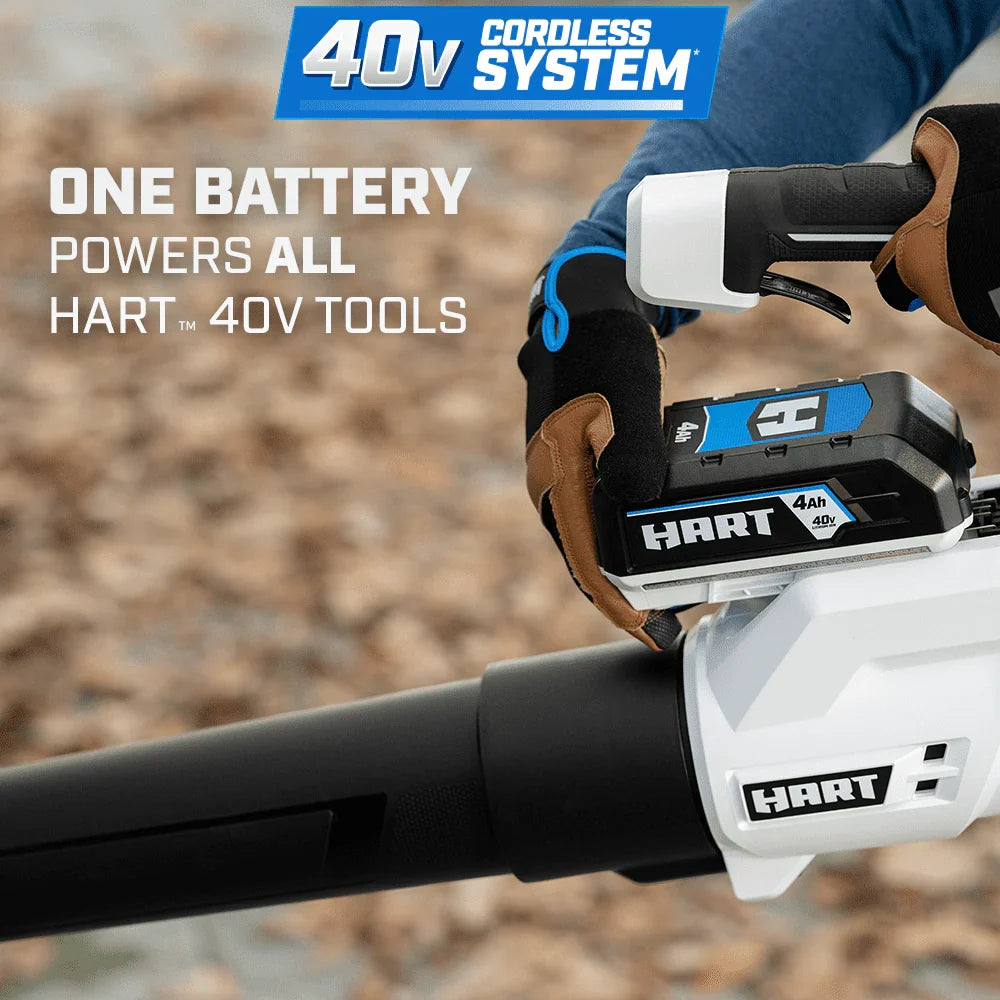 HART 40-Volt 120 MPH at 450 CFM Battery-Powered Axial Blower Kit, (1) 4.0Ah Lithium-Ion Battery - image 4