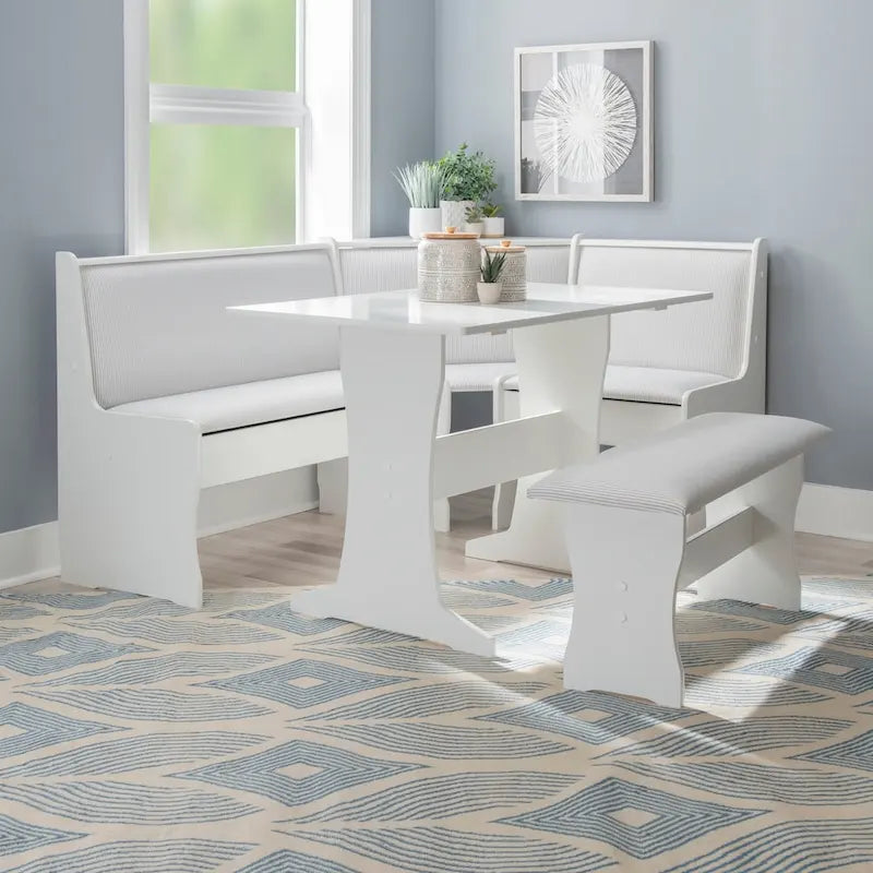 Sedley Farmhouse Nook Dining Set with Storage - image 6