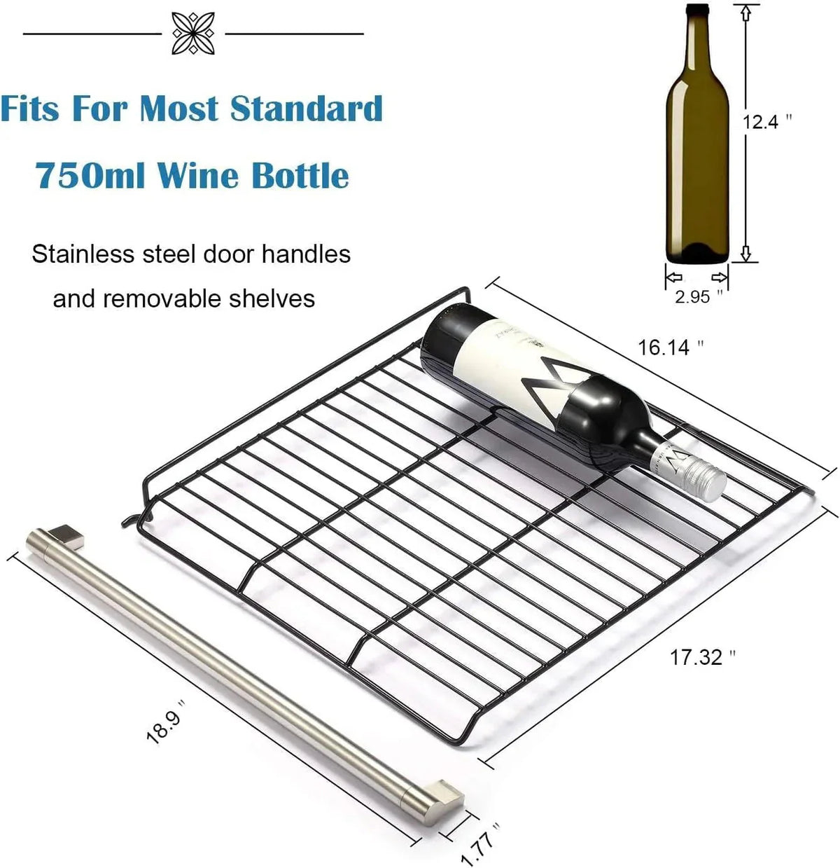 Wine Cooler/Cabinet Refrigerator Fridge - image 6
