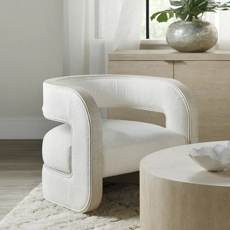Hooker Furniture Cascade 28-Inch Modern Zen Upholstered Accent Chair - image 1