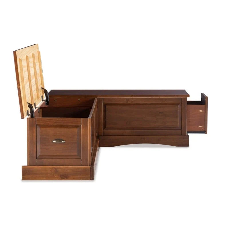 Ame Walnut Backless Nook Table Collection - image 9