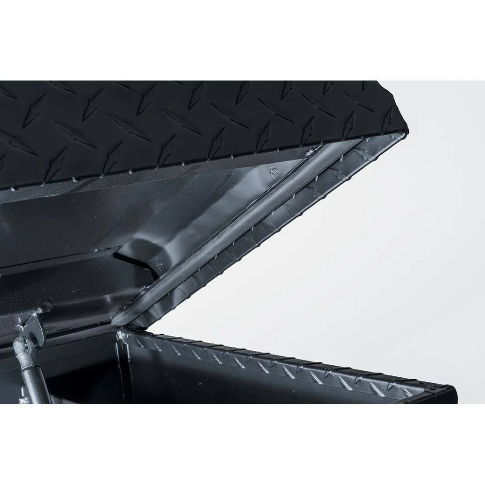 61.86 Matte Black Aluminum Low Profile Truck Tool Box for Mid-Size Trucks - image 3